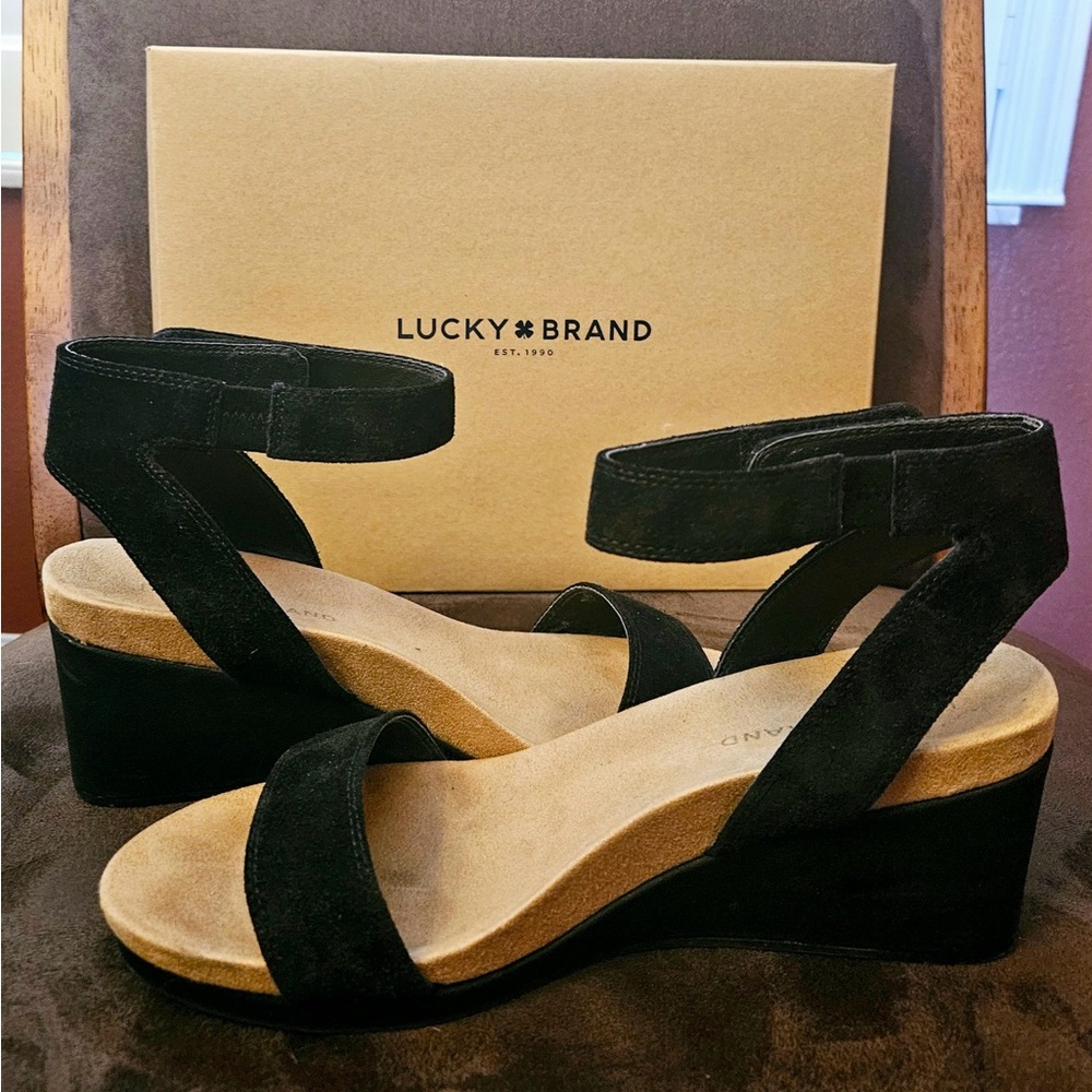 Lucky brand “LP-Kanoa” size 10 wedges